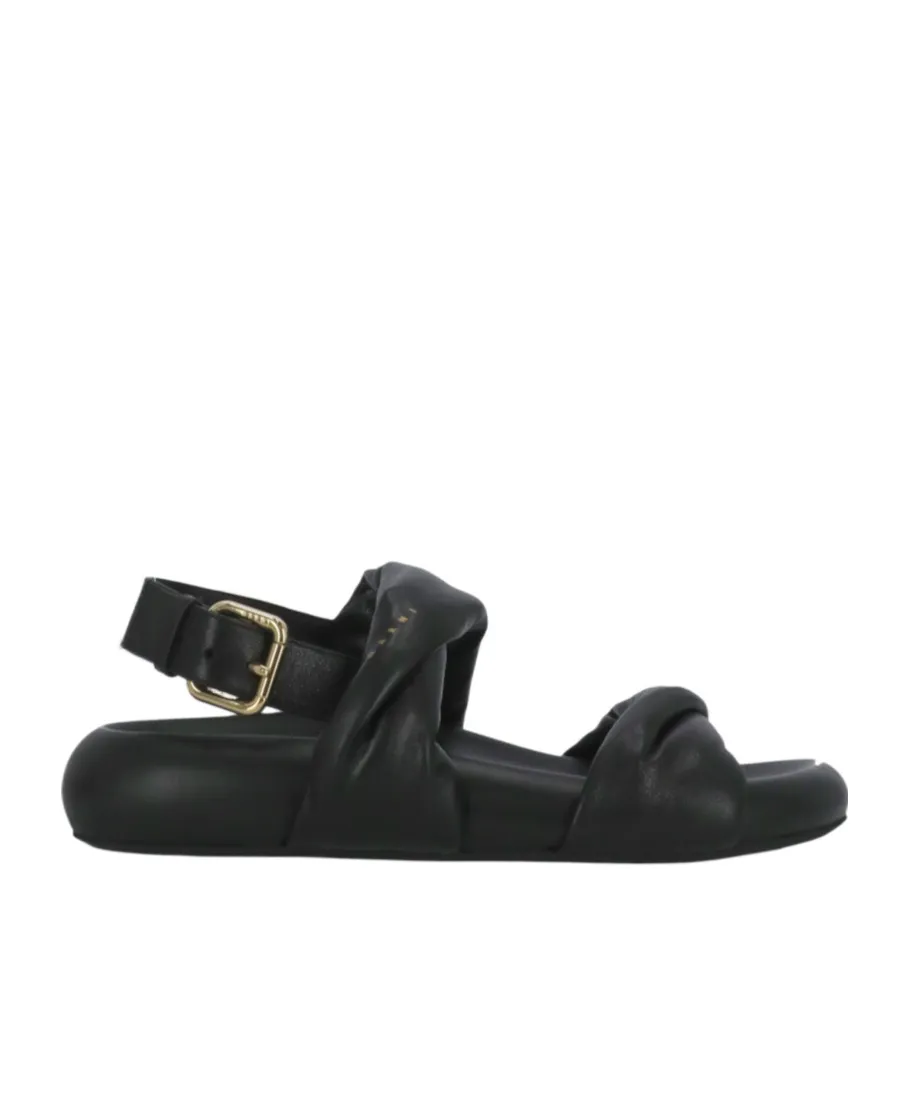 Bubble Twisted Open-Toe Sandals