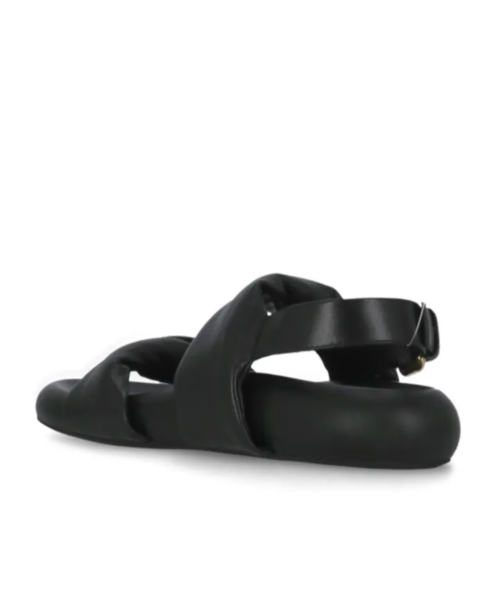 Bubble Twisted Open-Toe Sandals