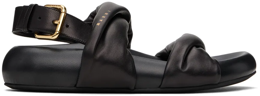 Bubble Twisted Open-Toe Sandals