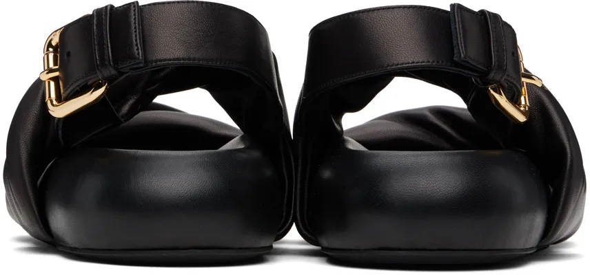Bubble Twisted Open-Toe Sandals