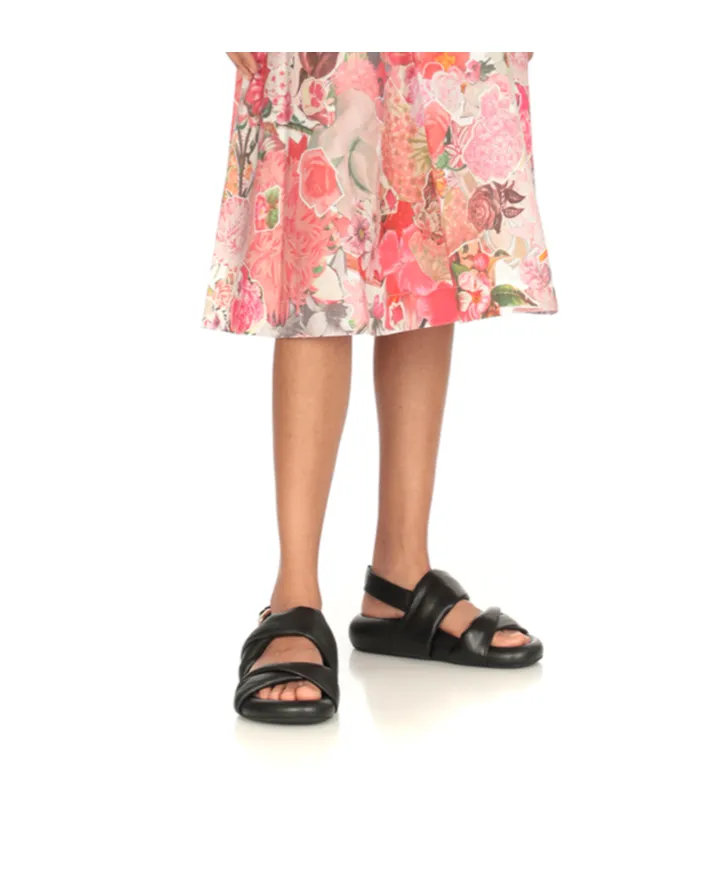 Bubble Twisted Open-Toe Sandals