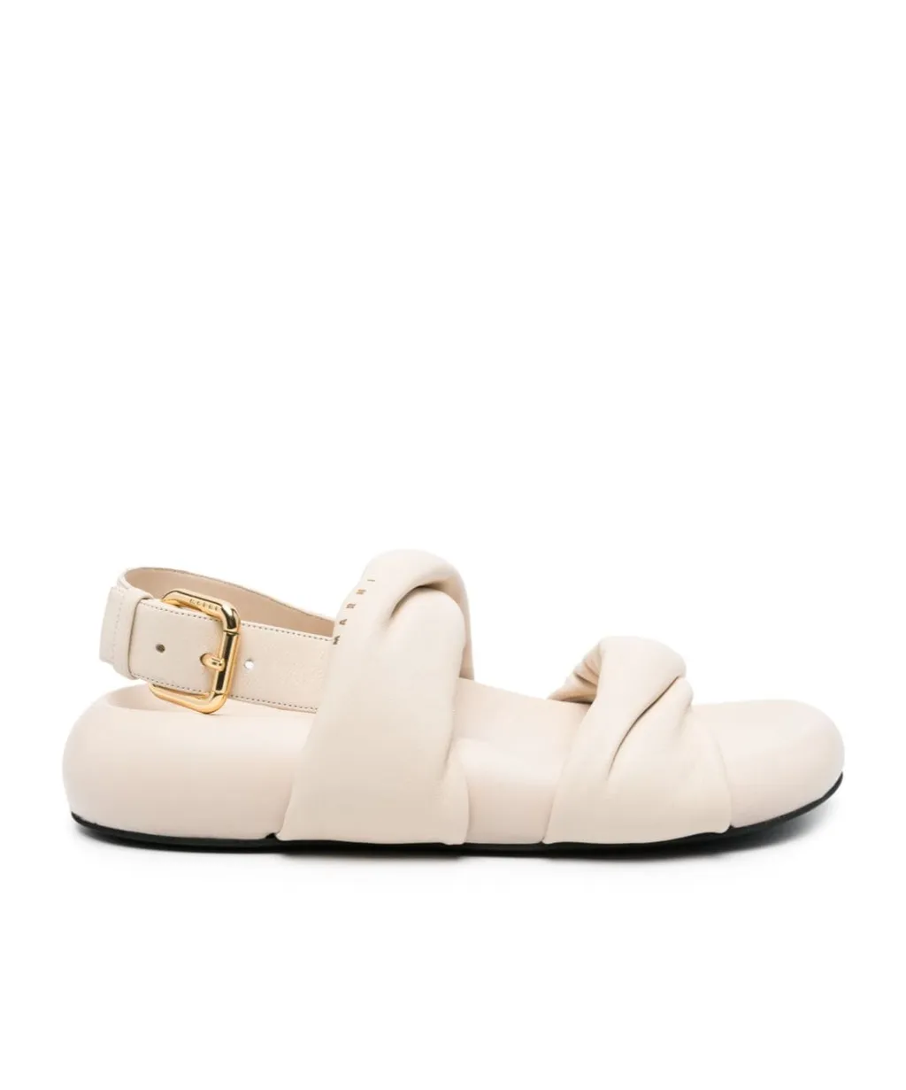 Bubble Twisted Open-Toe Sandals