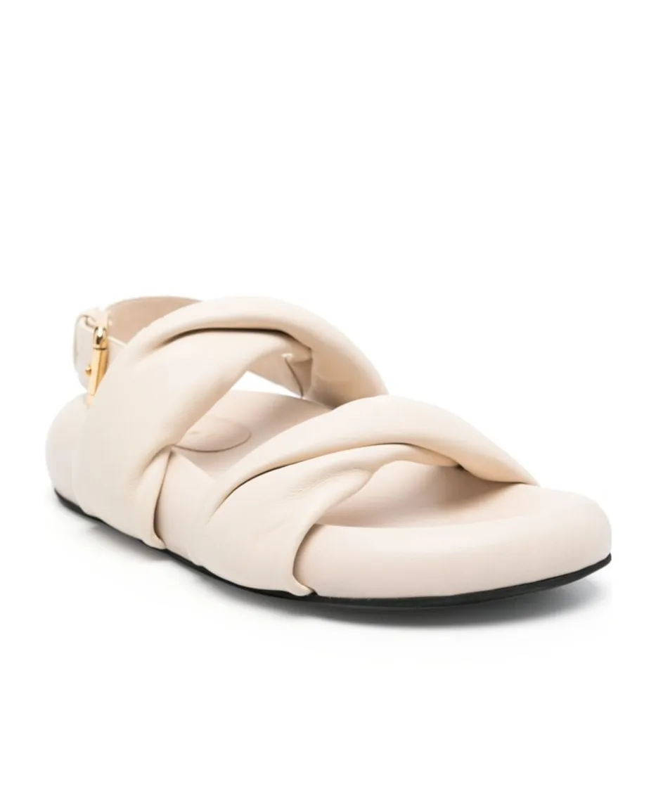 Bubble Twisted Open-Toe Sandals