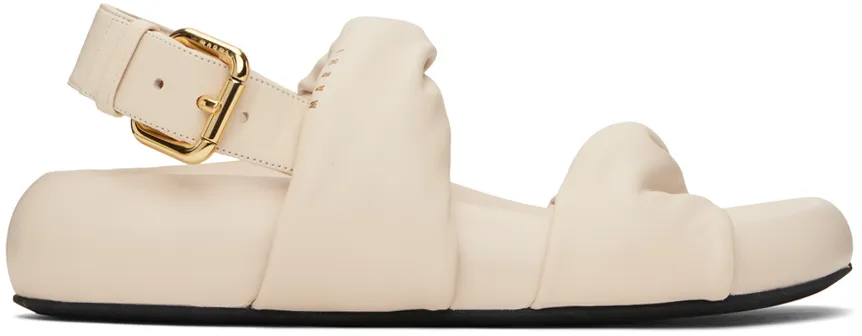 Bubble Twisted Open-Toe Sandals