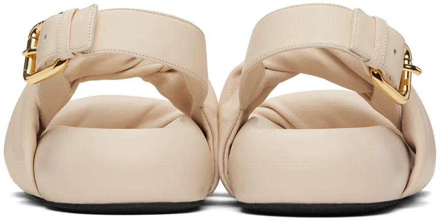 Bubble Twisted Open-Toe Sandals