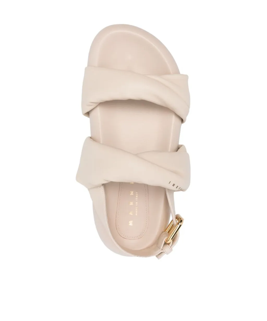 Bubble Twisted Open-Toe Sandals