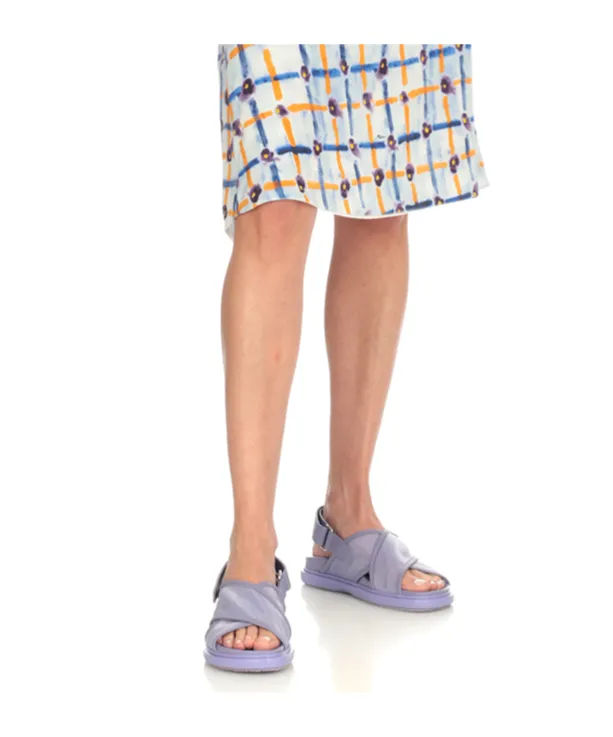 Logo Patch Crossover Sandals
