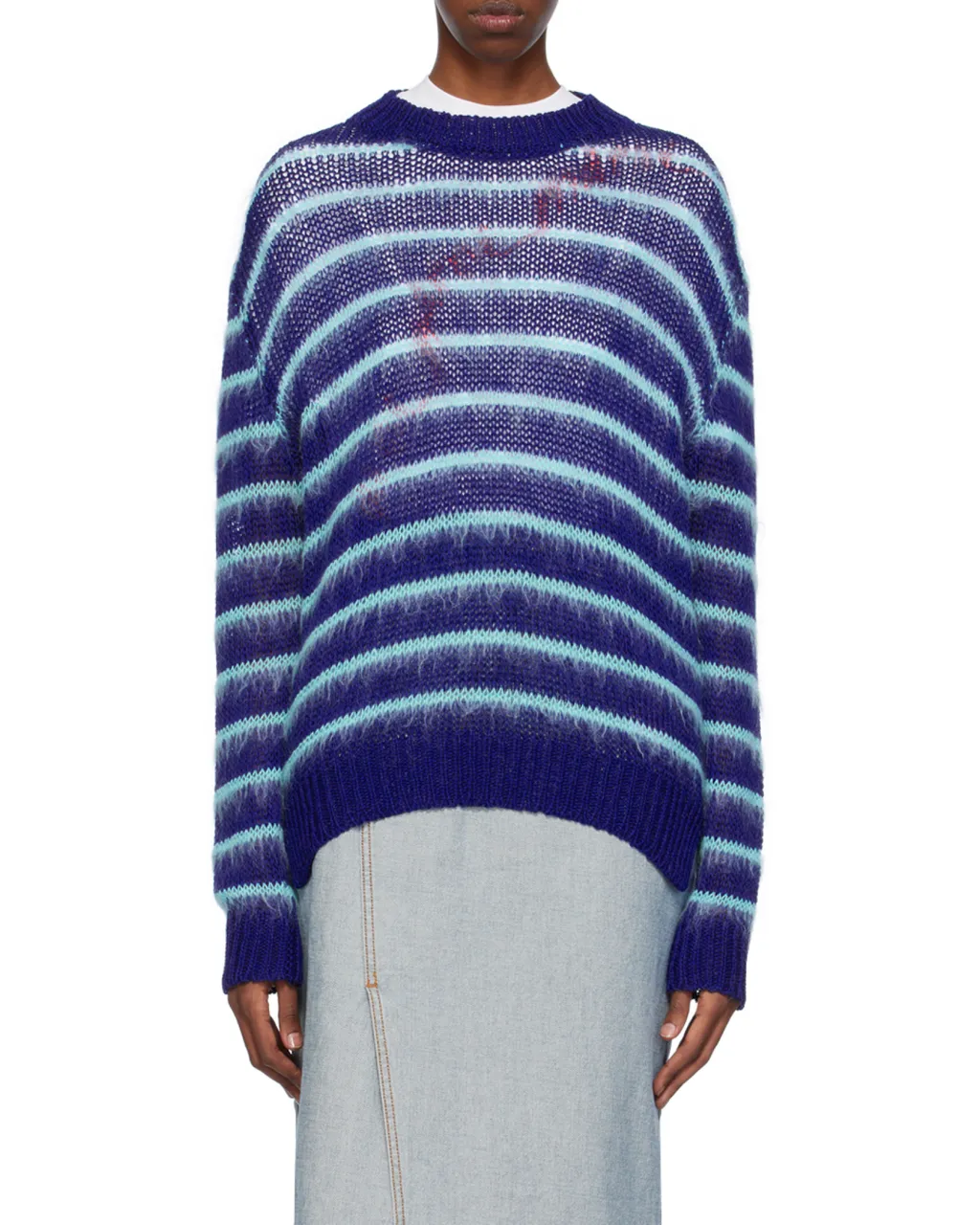 Long-Sleeved Knitted Pullover
