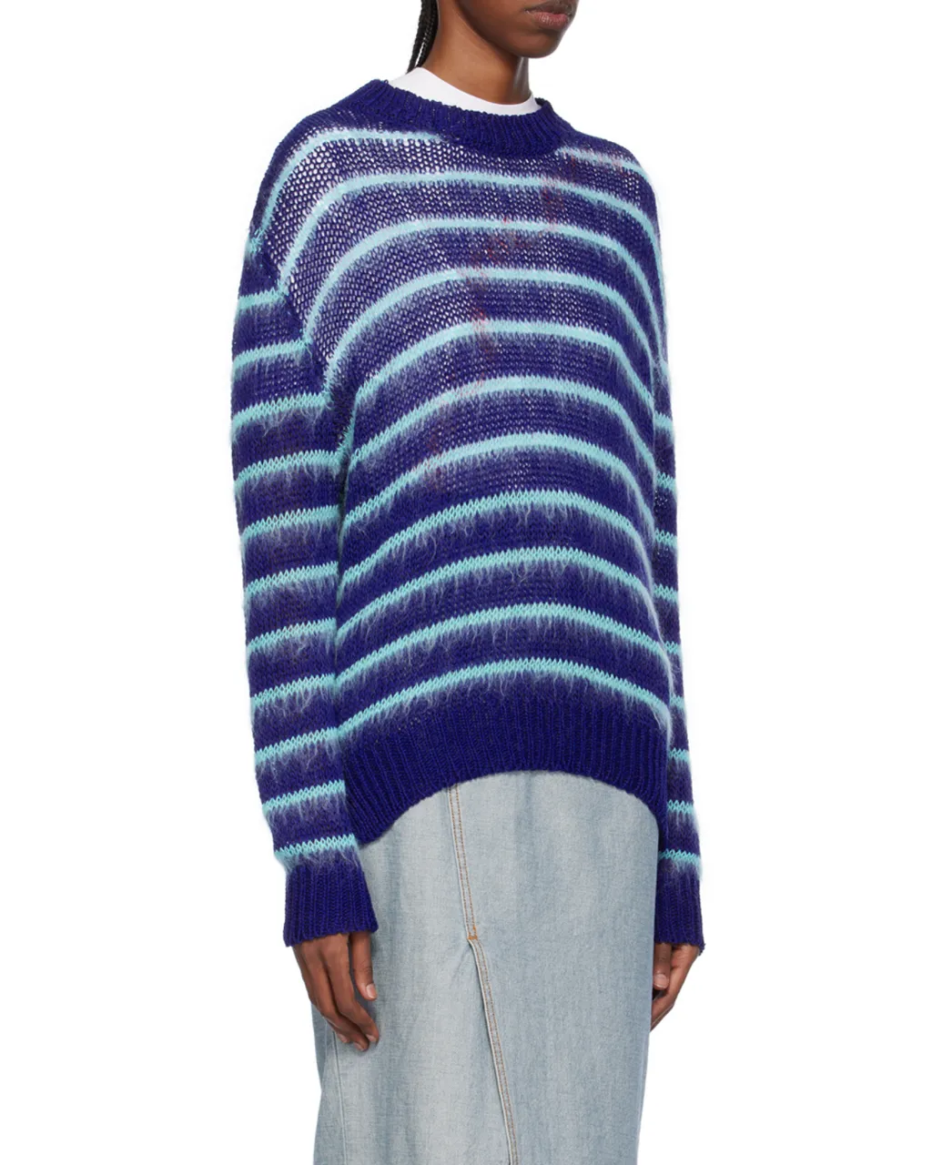Long-Sleeved Knitted Pullover
