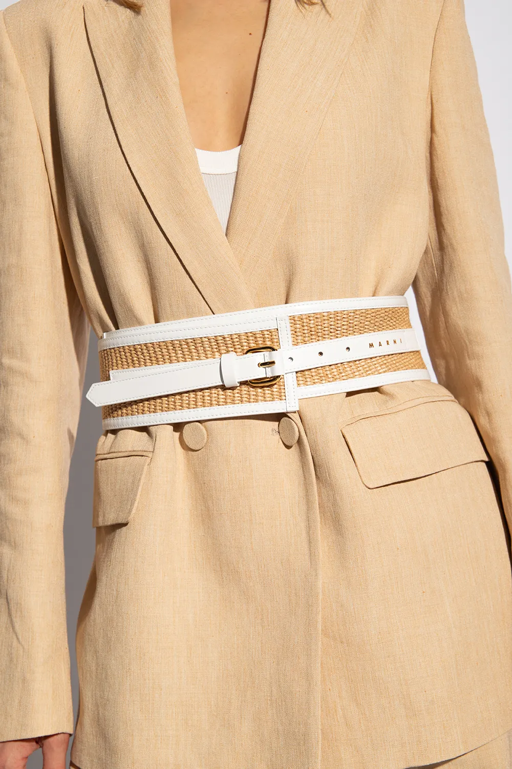 Woven High Waist Style Tropicalia Belt