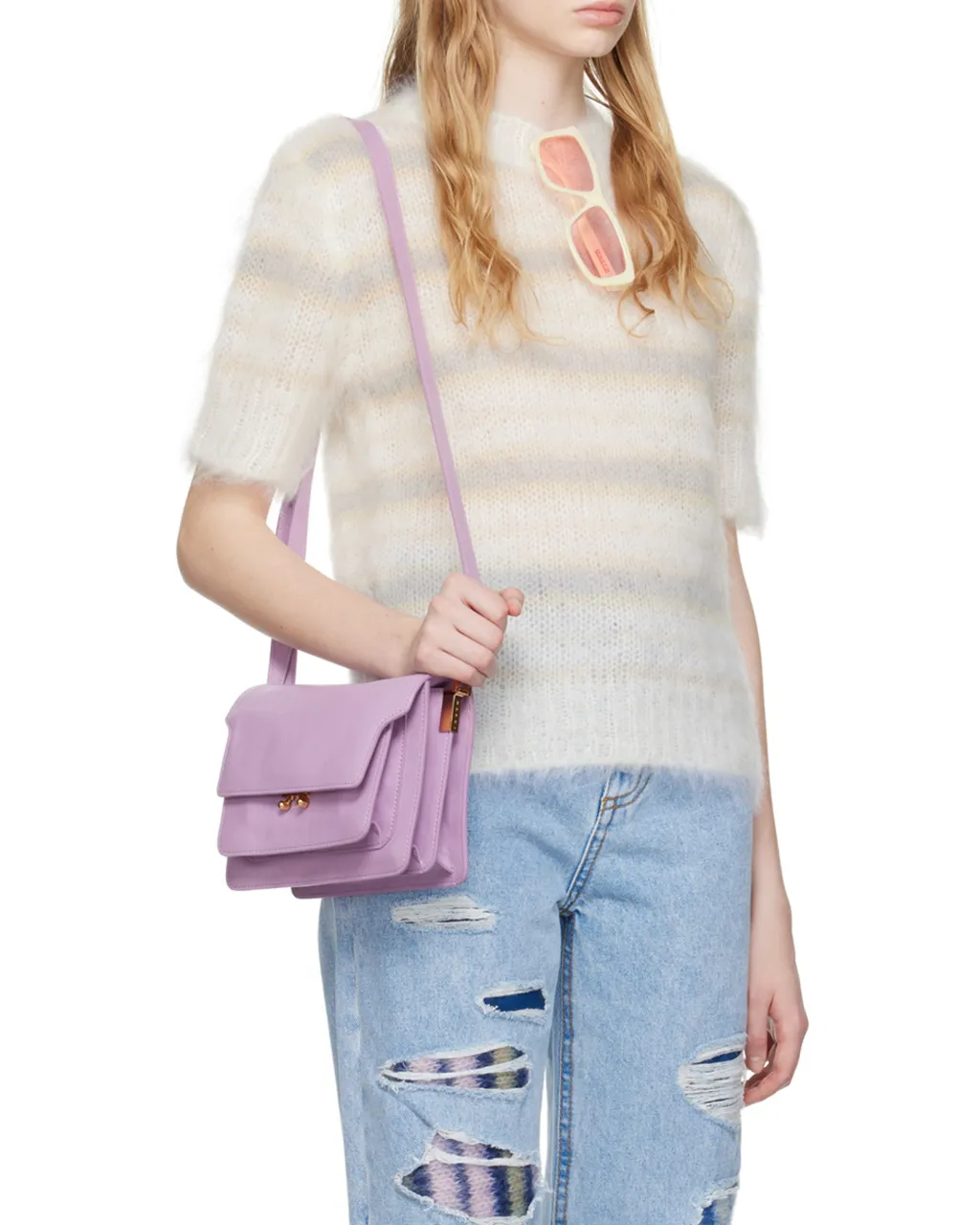 Short-Sleeved Striped Jumper