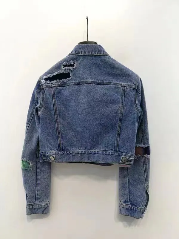 Vintage Lapel Denim Coat