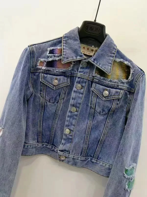 Vintage Lapel Denim Coat