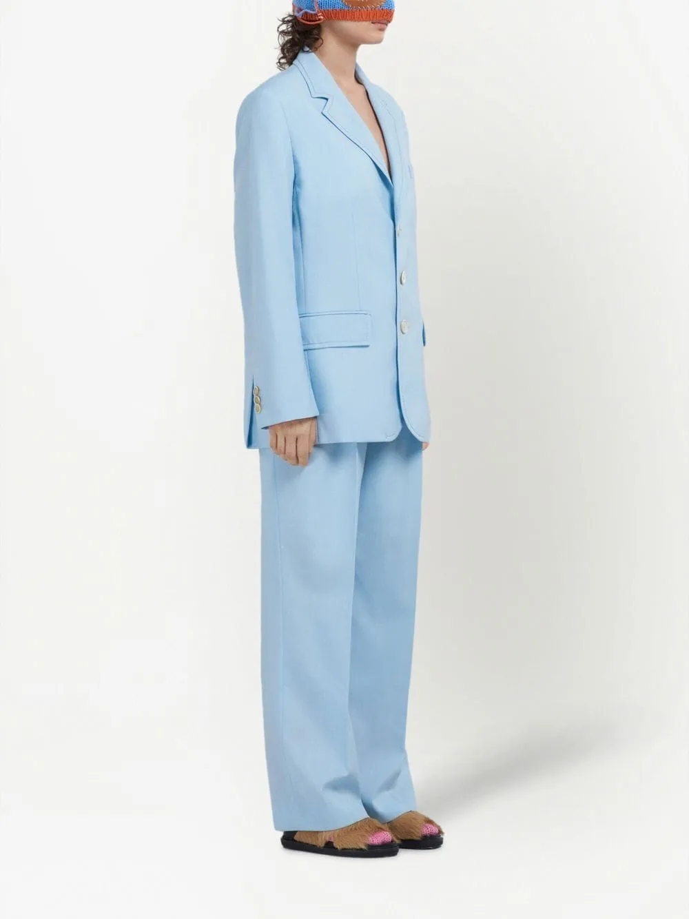 Wide-Leg Casual Pants