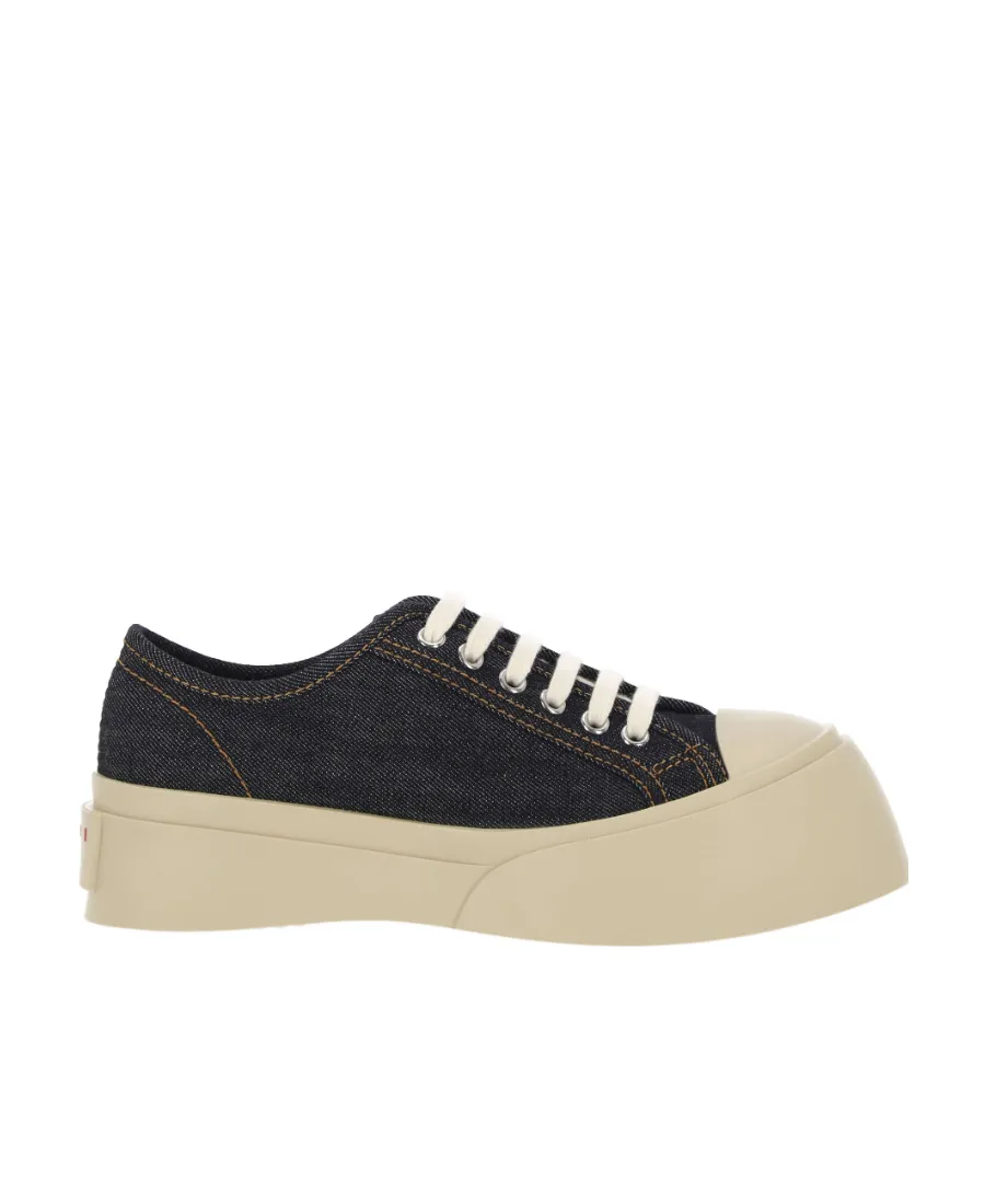 Denim Pablo Lace-Up Sneakers