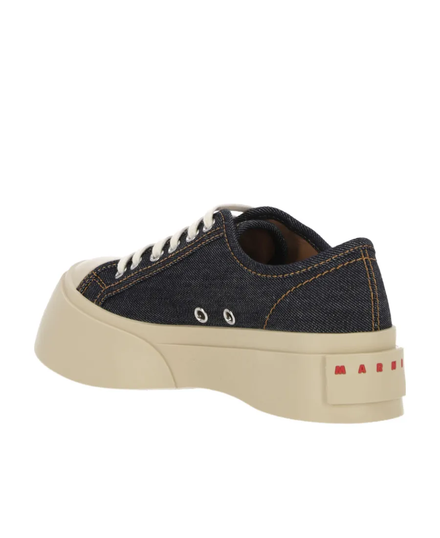 Denim Pablo Lace-Up Sneakers