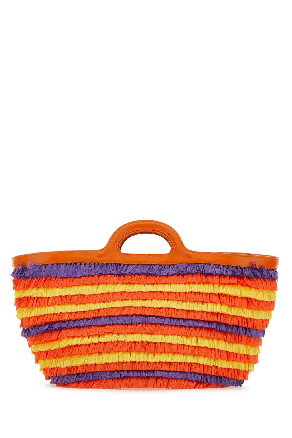 Multicolor Fringed Handbag