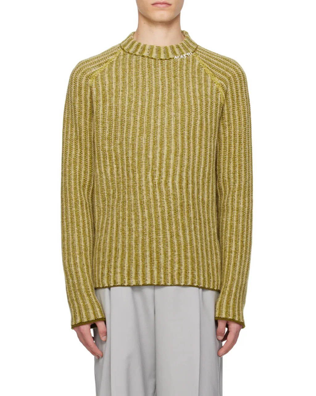 Cable-Knit Crew-Neck Jumper