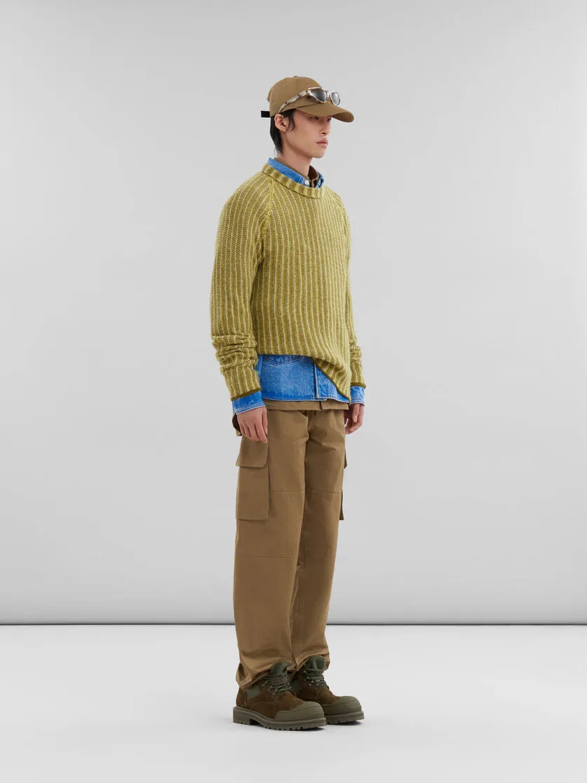 Cable-Knit Crew-Neck Jumper