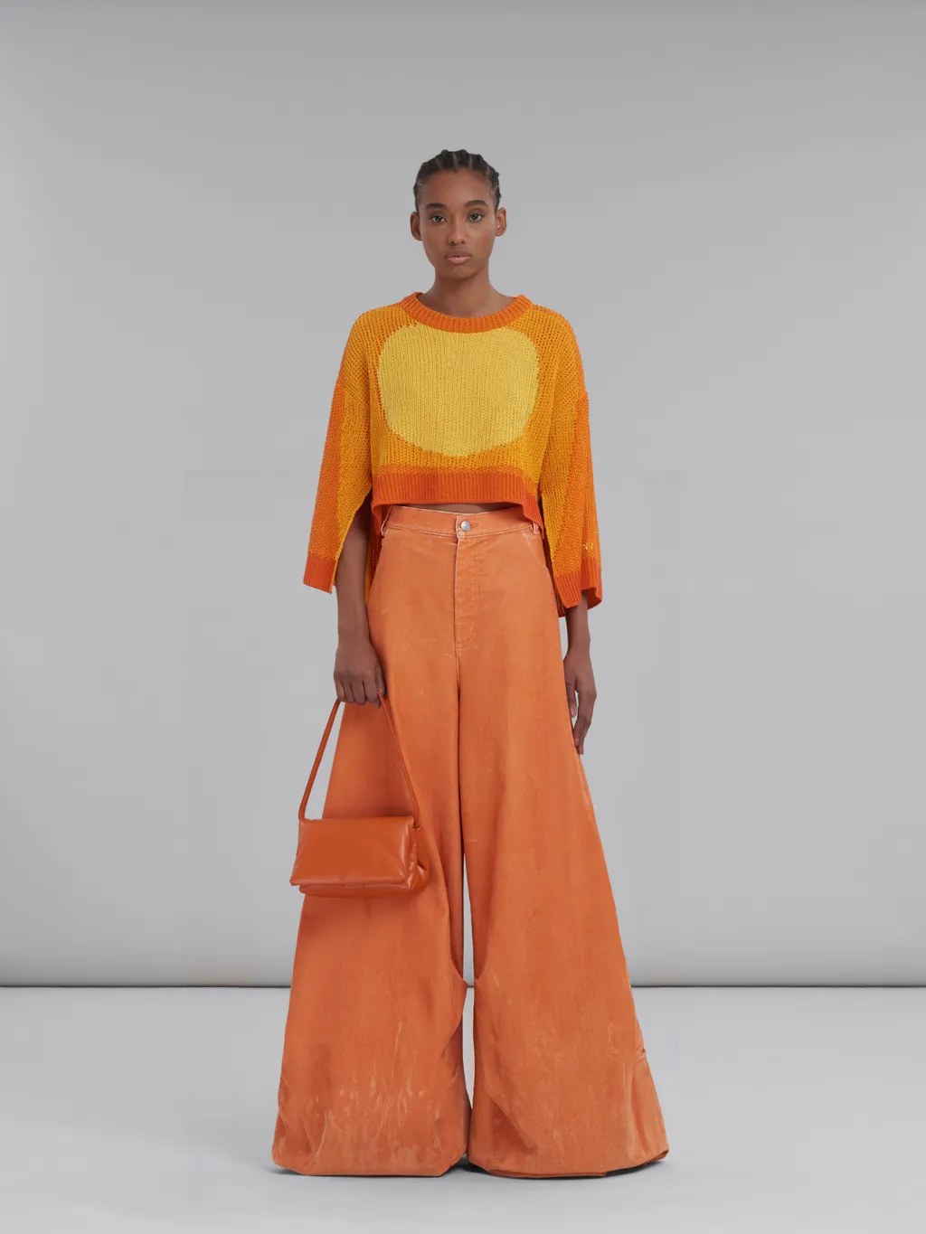 Padded Foldover Top Crossbody Bag