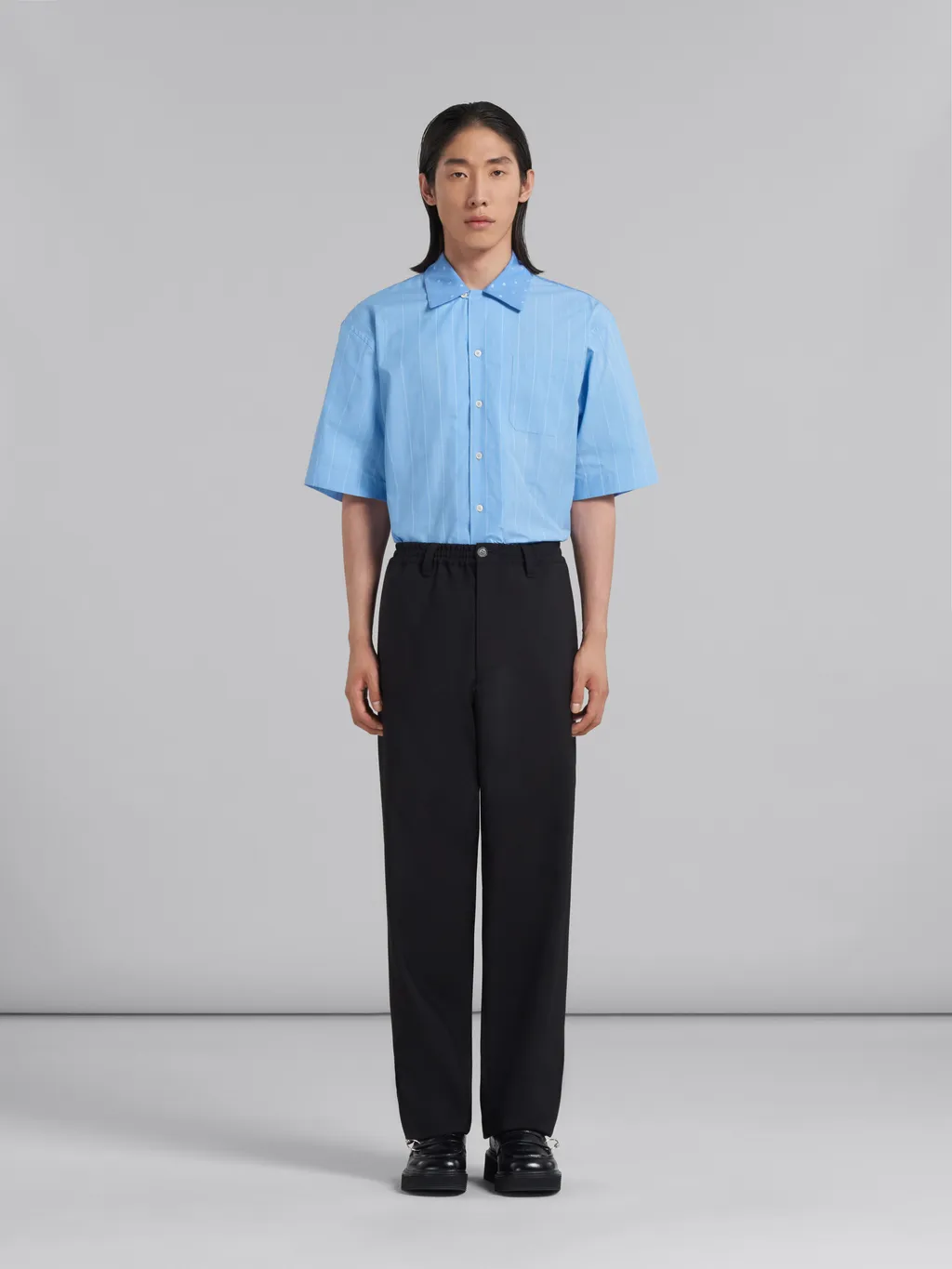 Straight-Leg Trousers