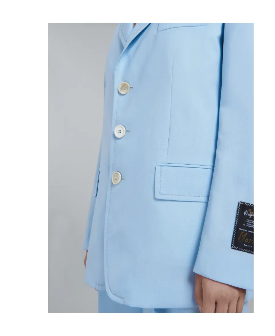 Single-Breasted Buttoned Blazer