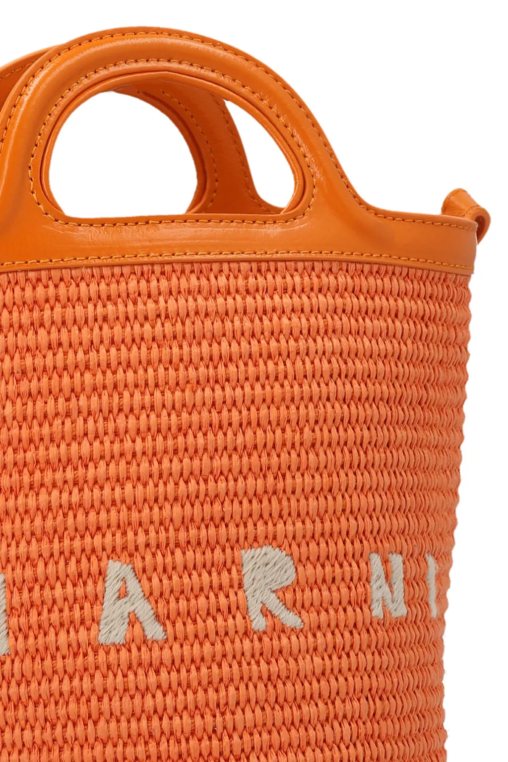 Logo Embroidered Bucket Bag