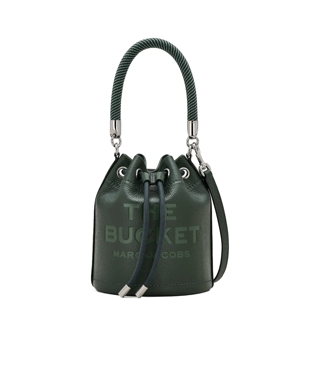 Logo Embossed Bucket Bag