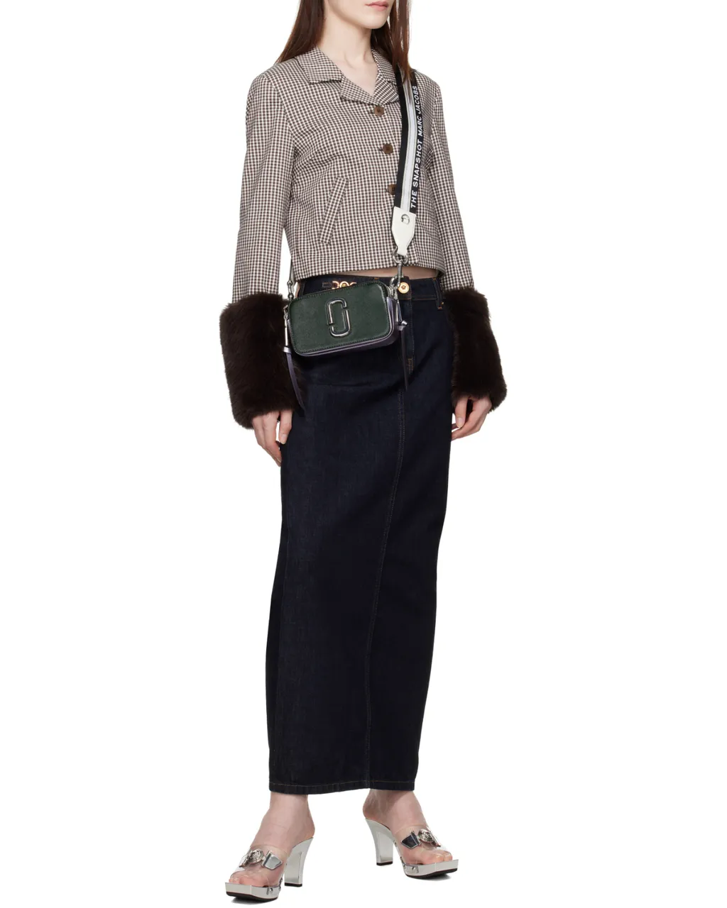 The Snapshot Logo Plaque Crossbody Bag