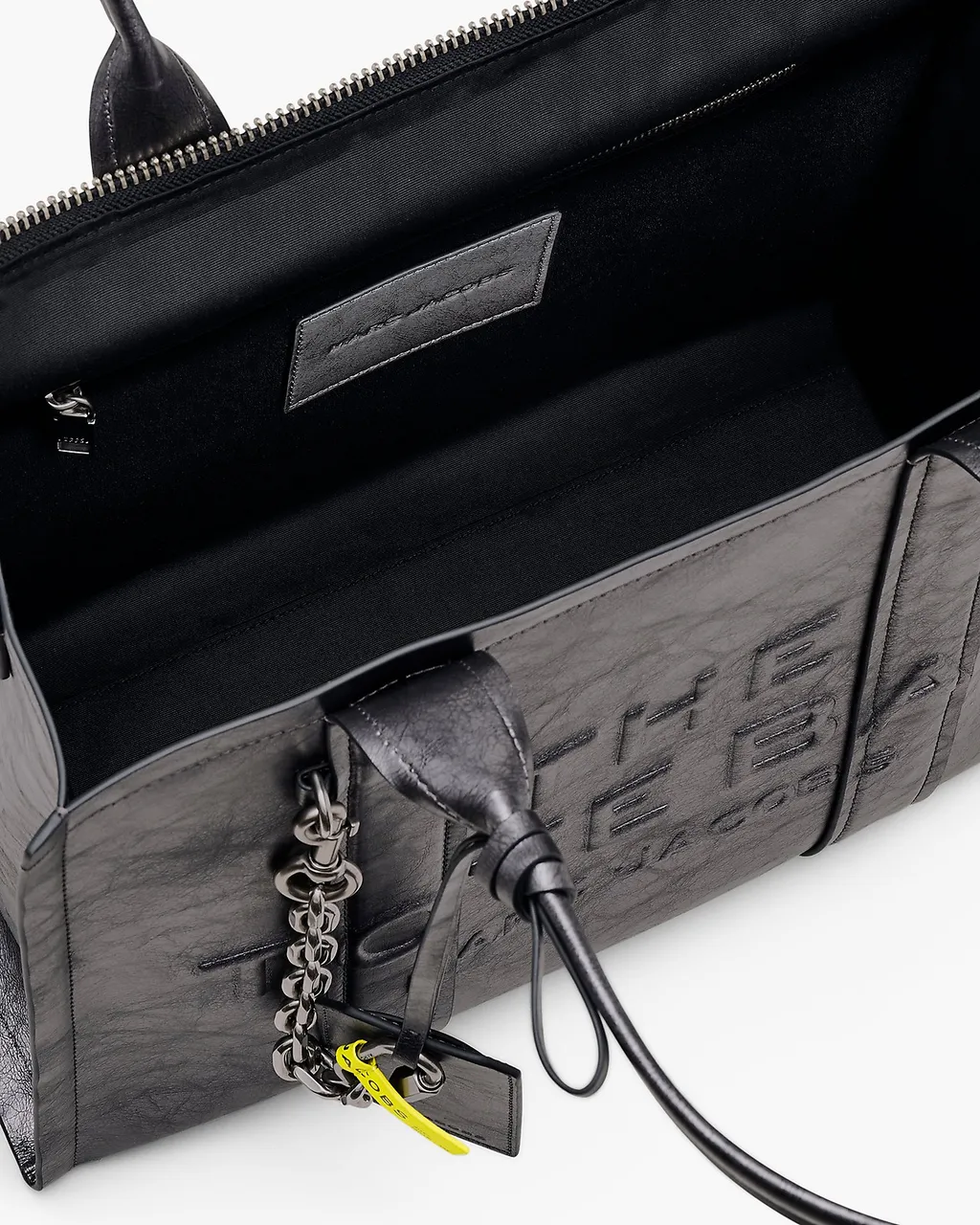 The Metallic Distressed Large Tote Bag