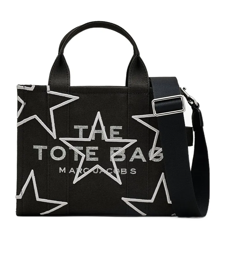 The Star Logo Printed Small Tote Bag
