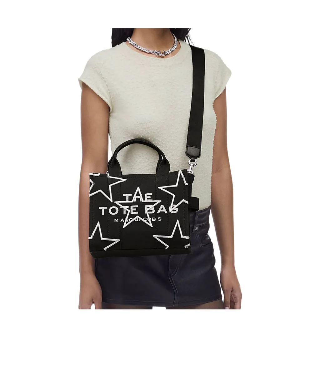 The Star Logo Printed Small Tote Bag