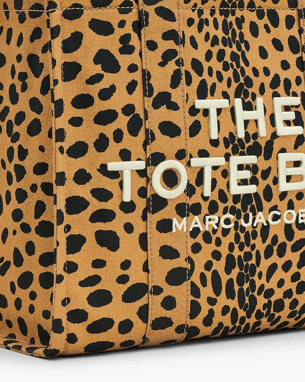The Cheetah Logo Embroidered Large Tote Bag