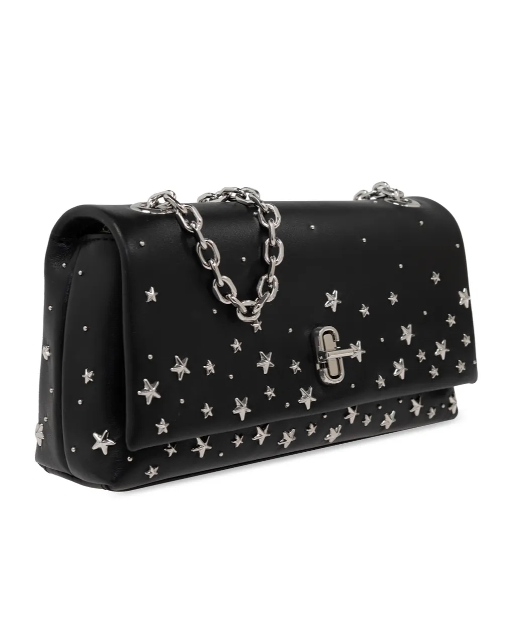 The Star Embellished Dual Chain Shoulder Bag