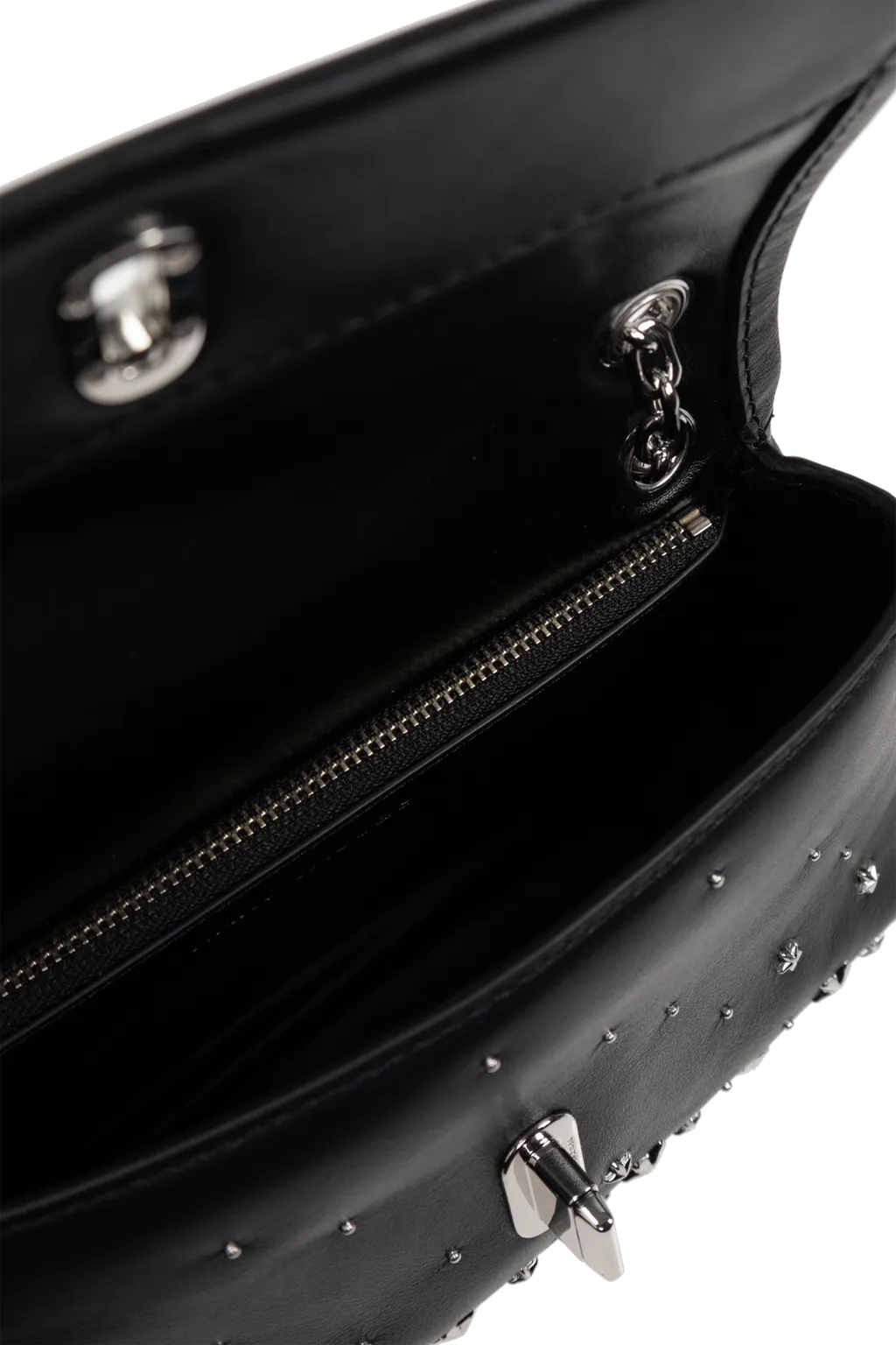 The Star Embellished Dual Chain Shoulder Bag