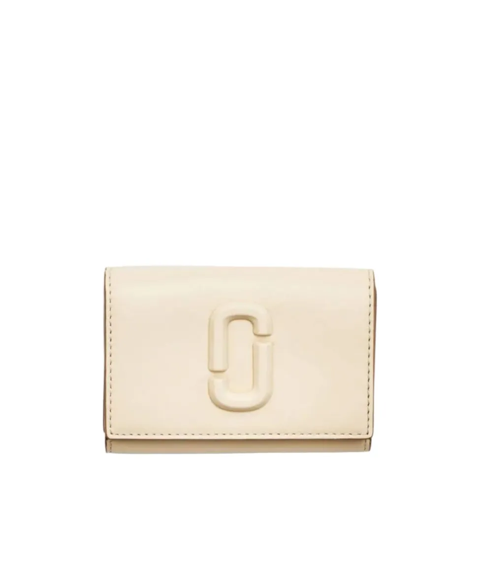 The Leather J Marc Logo-Plaque Wallet