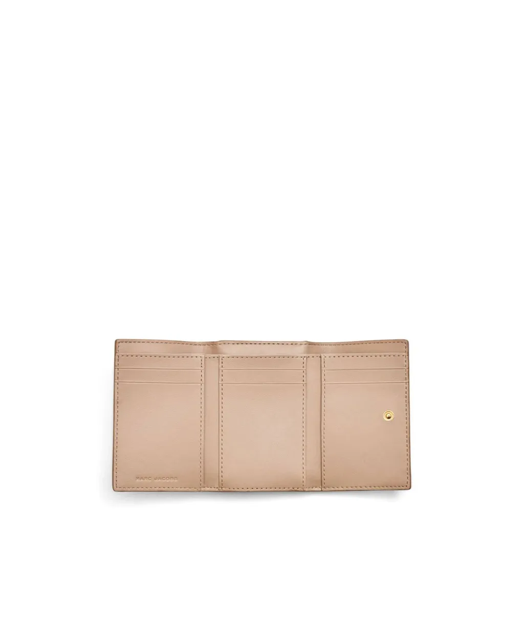 The Leather J Marc Logo-Plaque Wallet