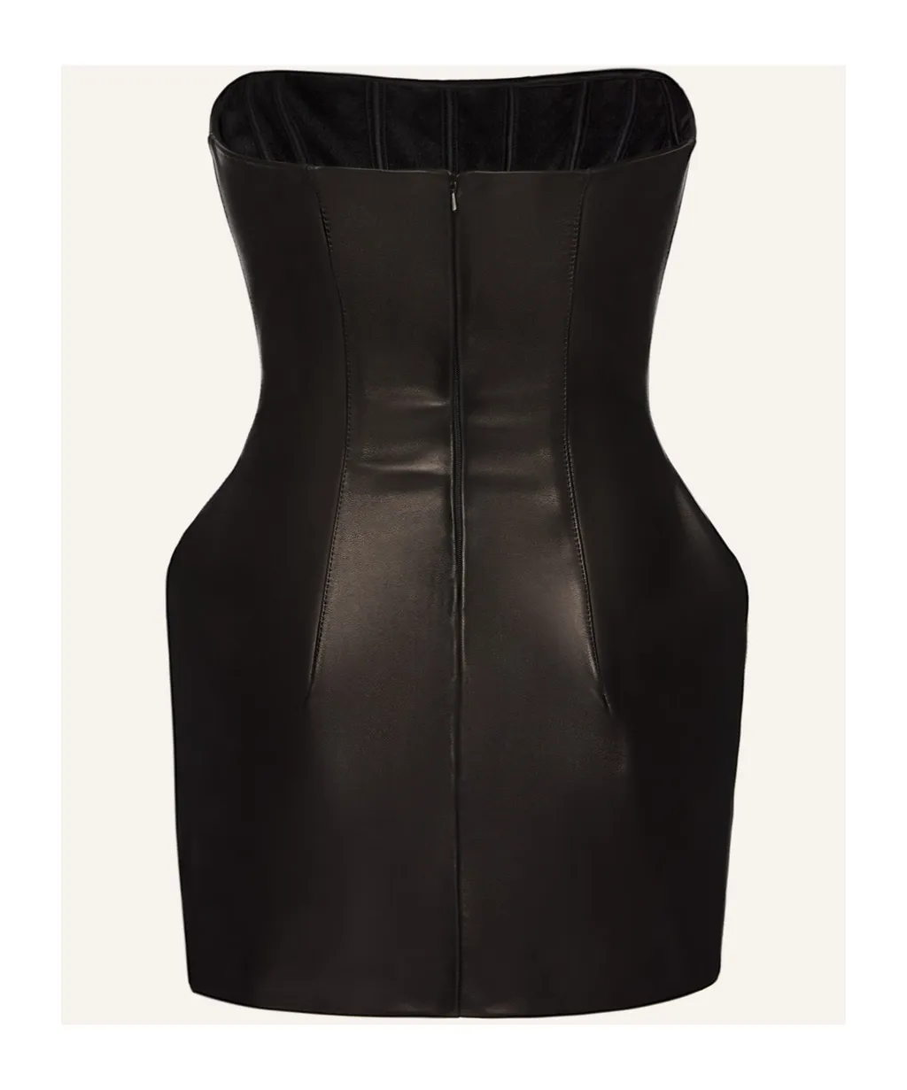 Off-Shoulder Corset-Style Mini Dress