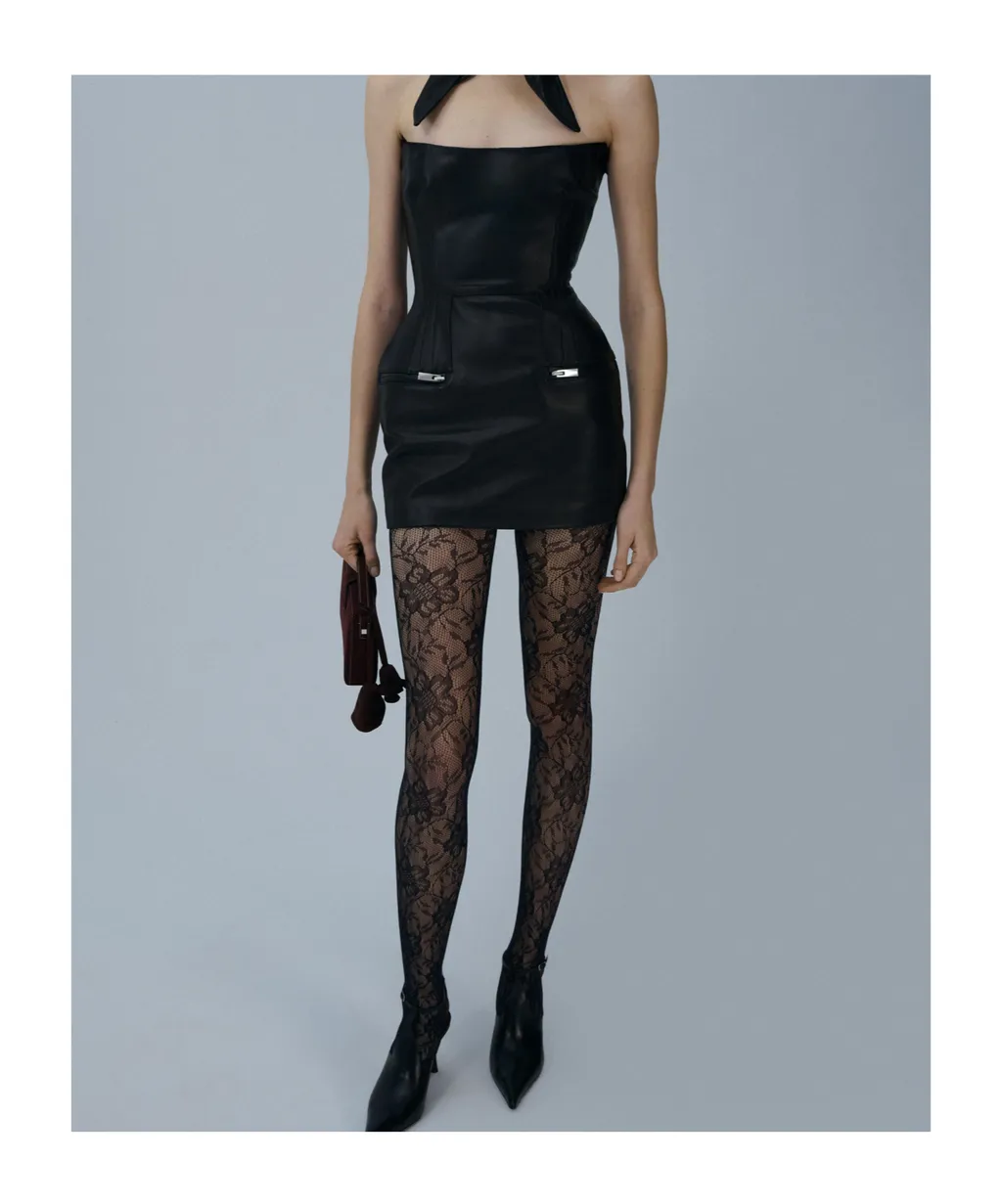 Off-Shoulder Corset-Style Mini Dress