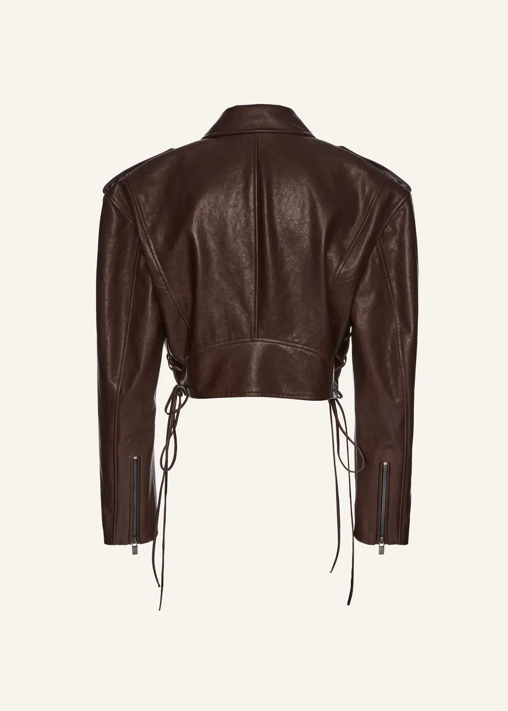 Cropped Biker Jacket