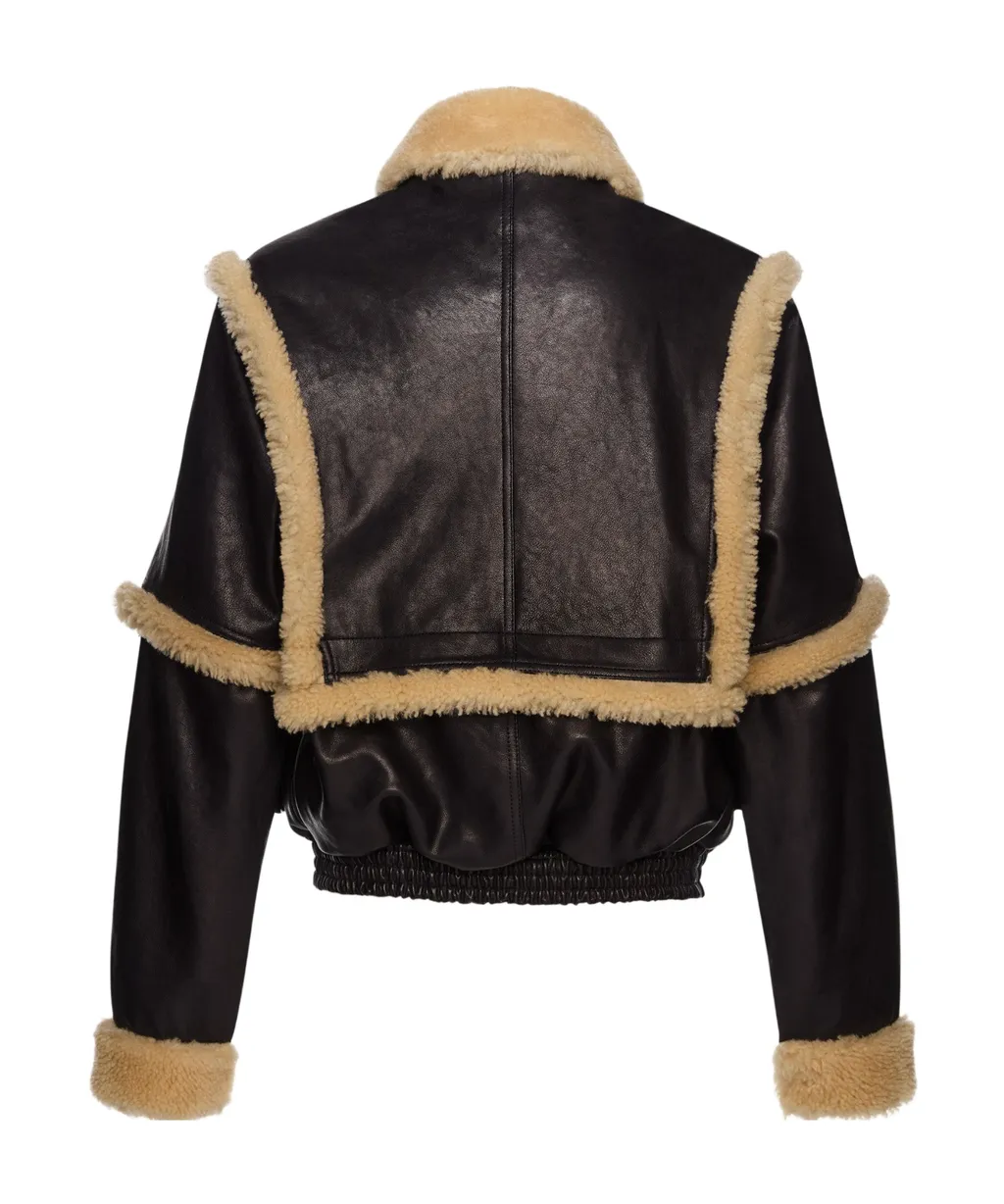 Shearling Bomber Jacket