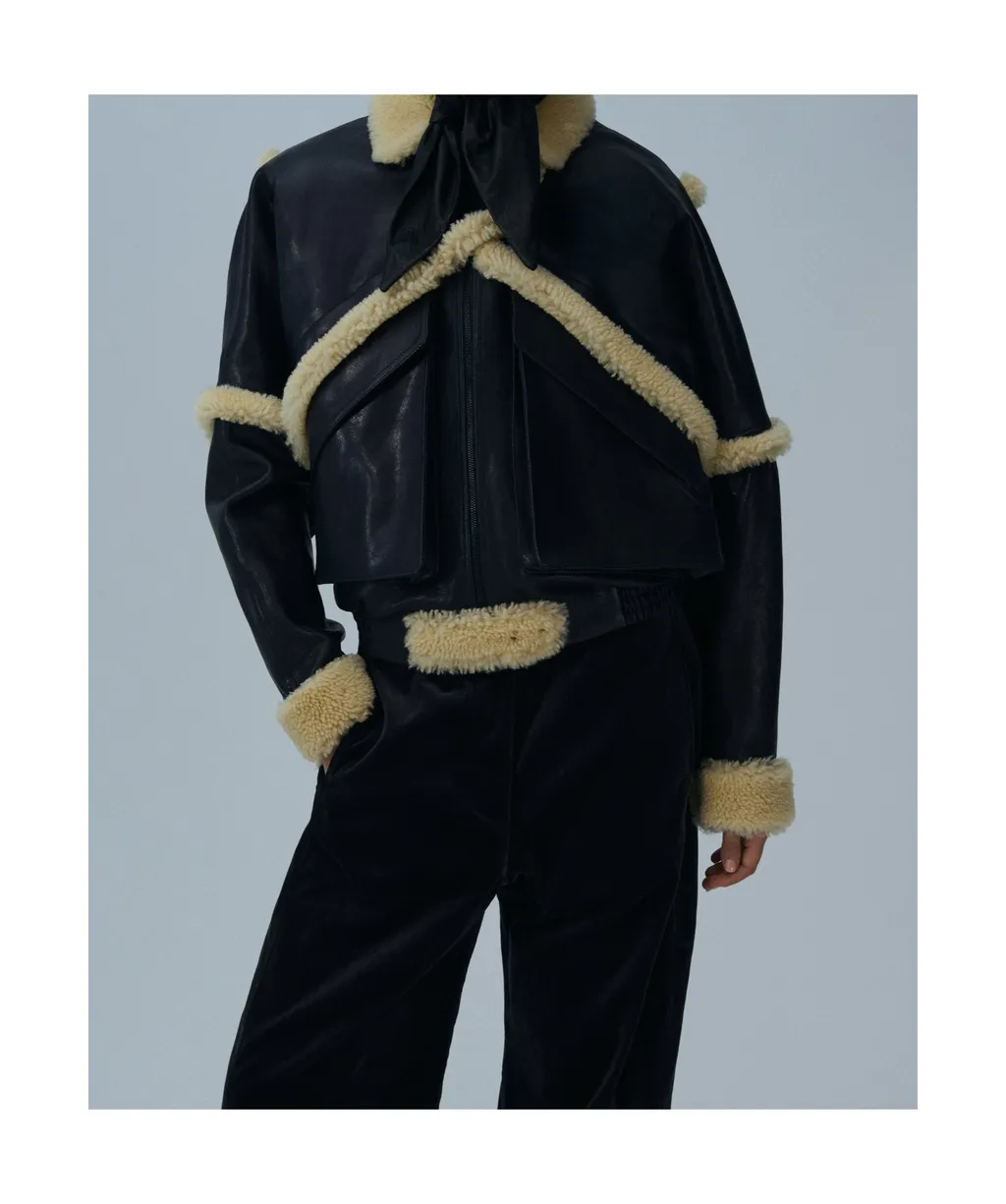 Shearling Bomber Jacket