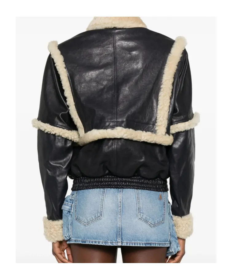 Long Sleeve Leather Jacket