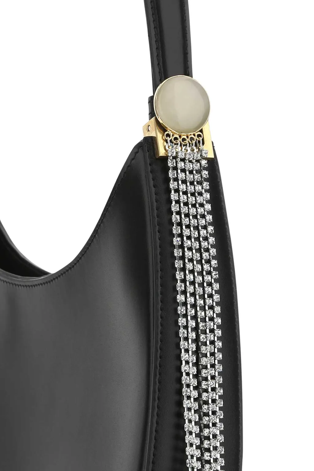 Medium Vesna Leather Shoulder Bag
