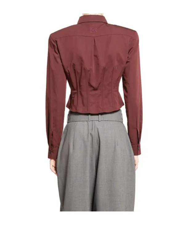 Cropped Corset Shirt