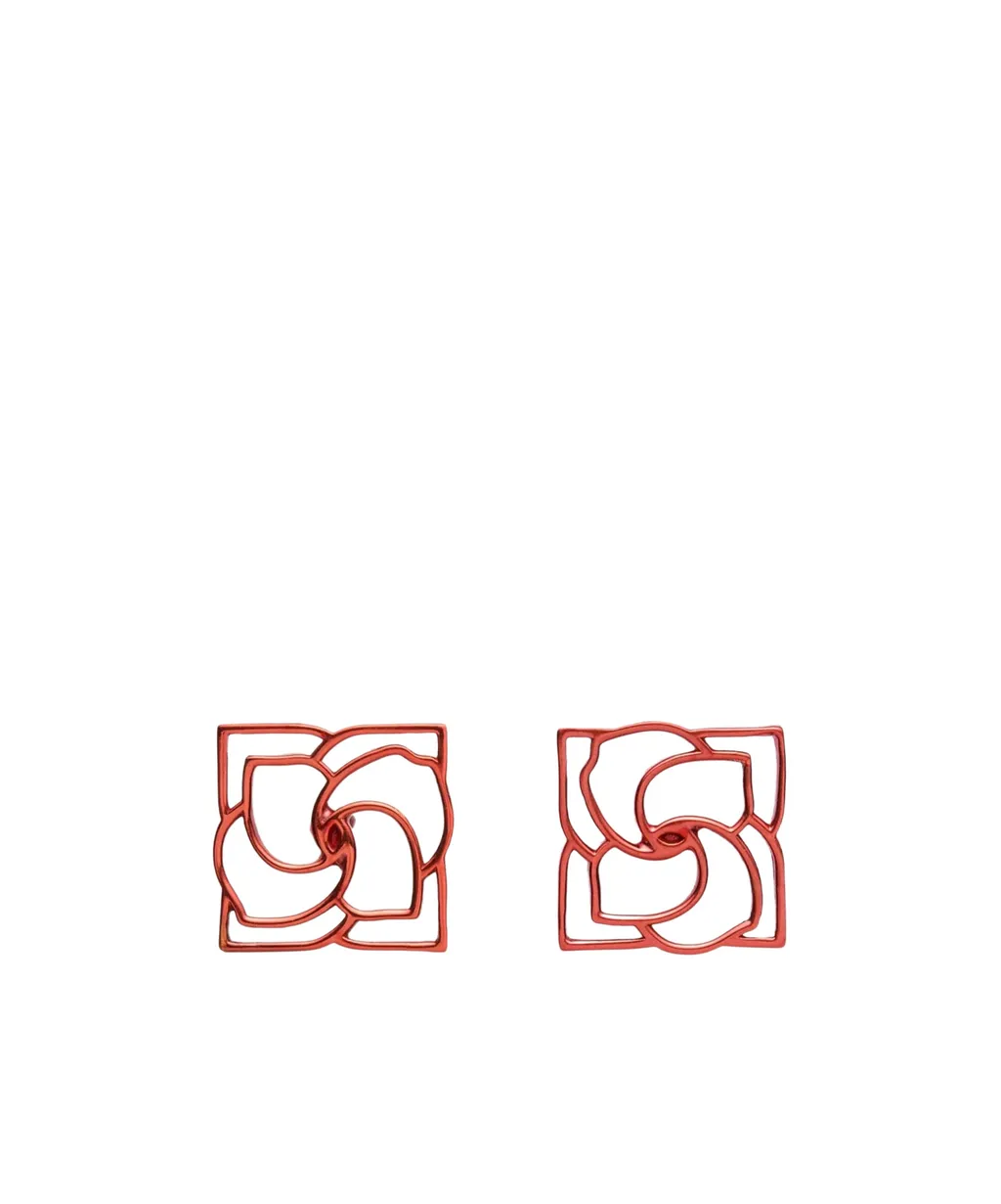 Square Logo Earrings