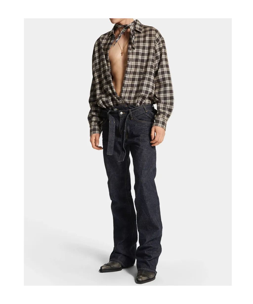X Dsquared2 Joint Series Plaid Shirt
