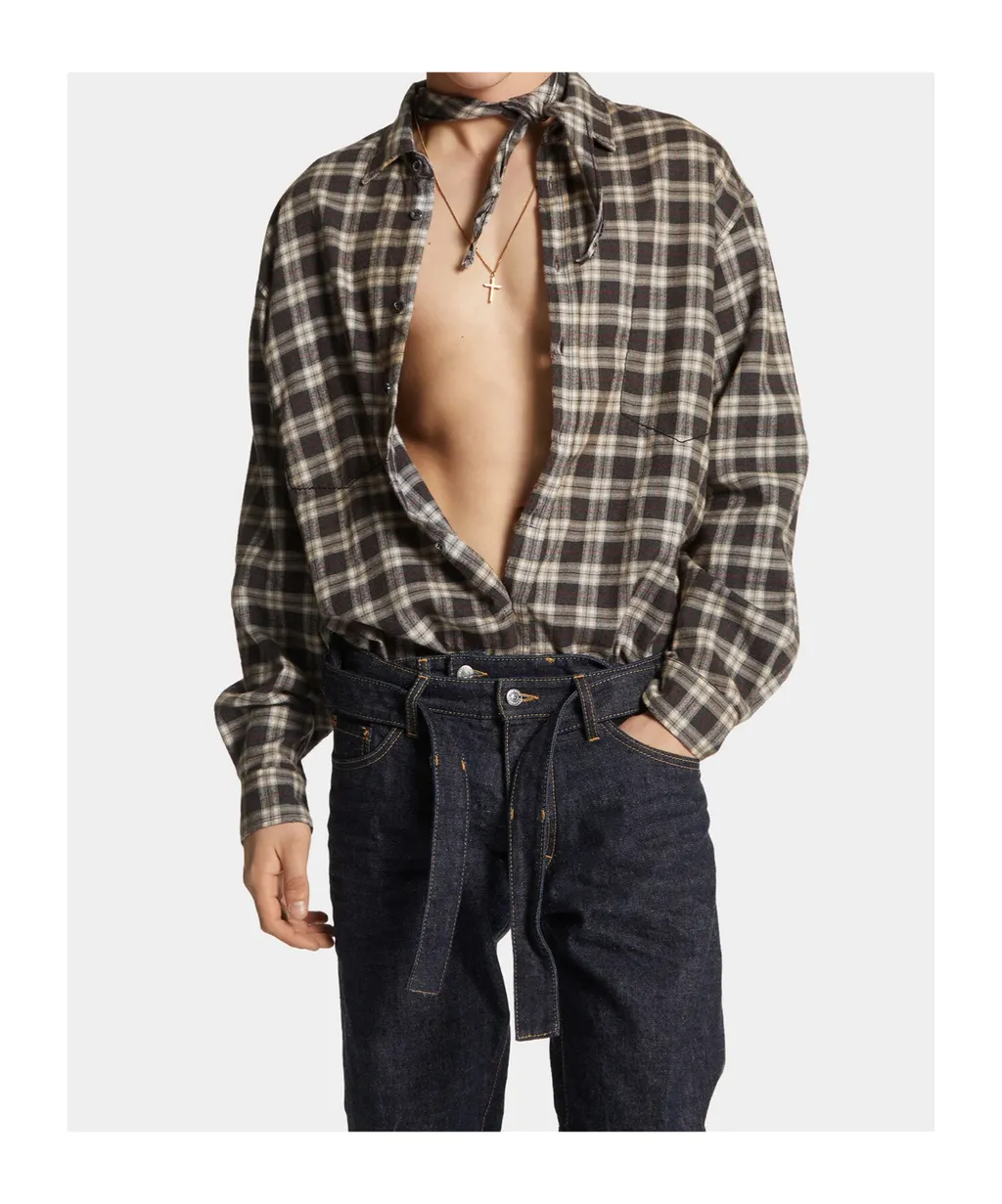 X Dsquared2 Joint Series Plaid Shirt