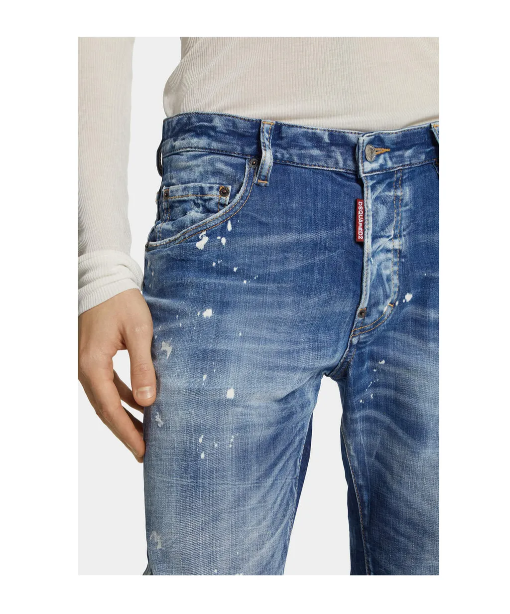 Magliano X Dsquared2 Joint Series Ink-Splashed Design Jeans