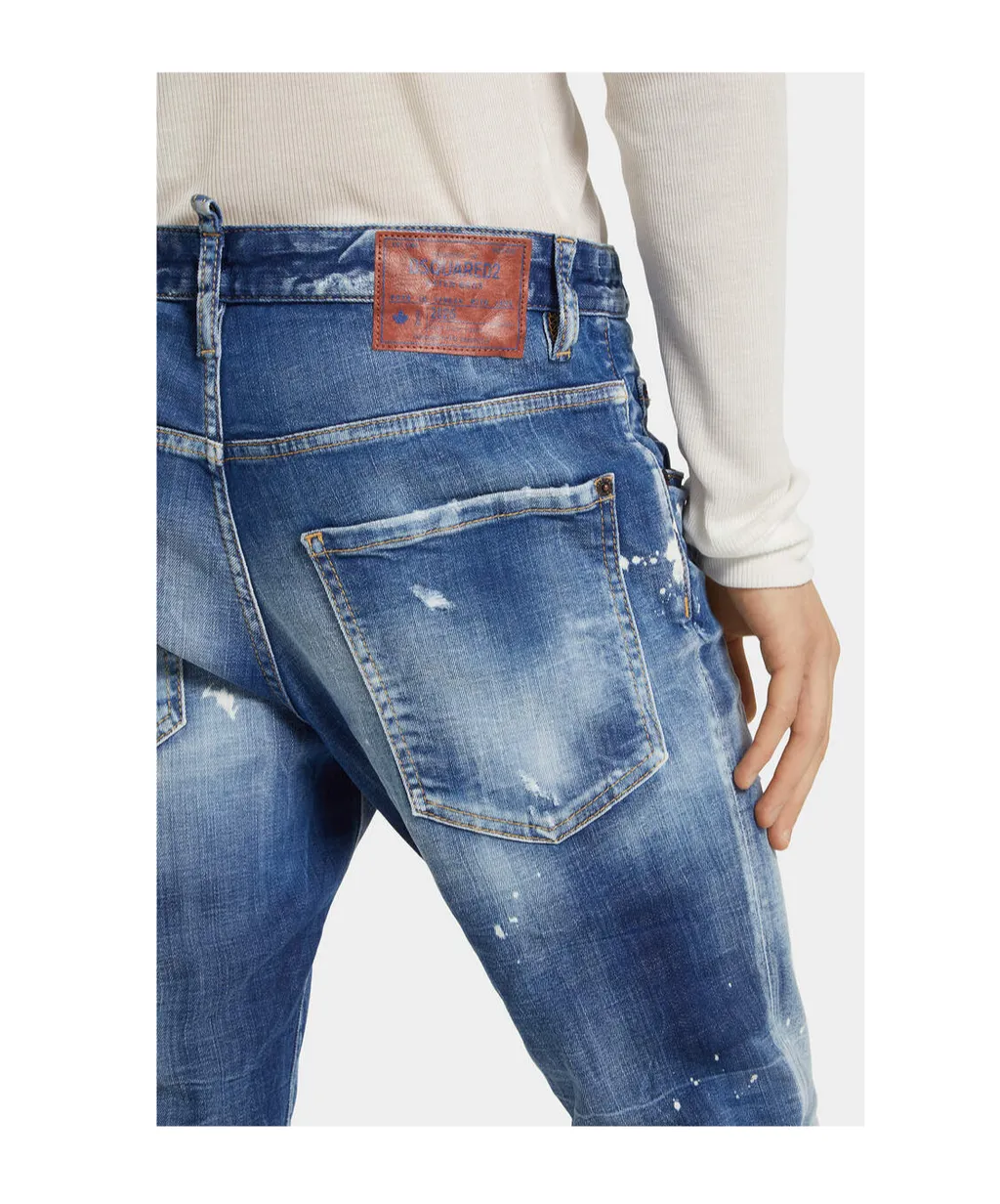 Magliano X Dsquared2 Joint Series Ink-Splashed Design Jeans